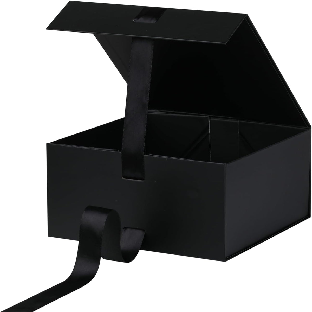 oemvalaty black gift box,8x8x4 inches gift boxes with, side view