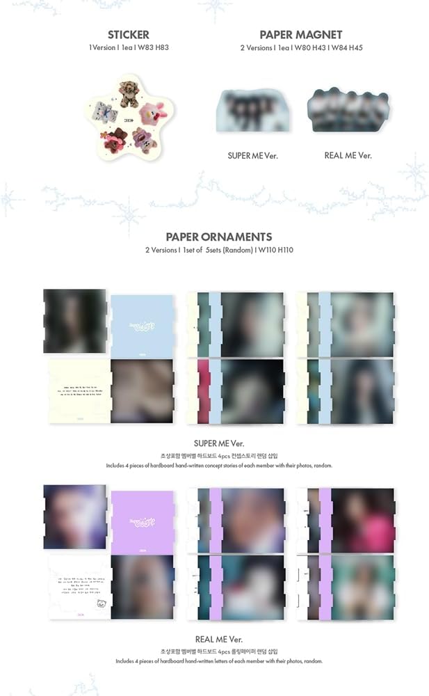 ILLIT [1st Mini Album 'SUPER REAL ME'](SUPER ME Ver.) + 3 Extra Photo...