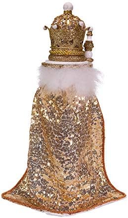 Kurt S. Adler 17.5-Inch Hollywood Gold King Nutcracker, Multicolor