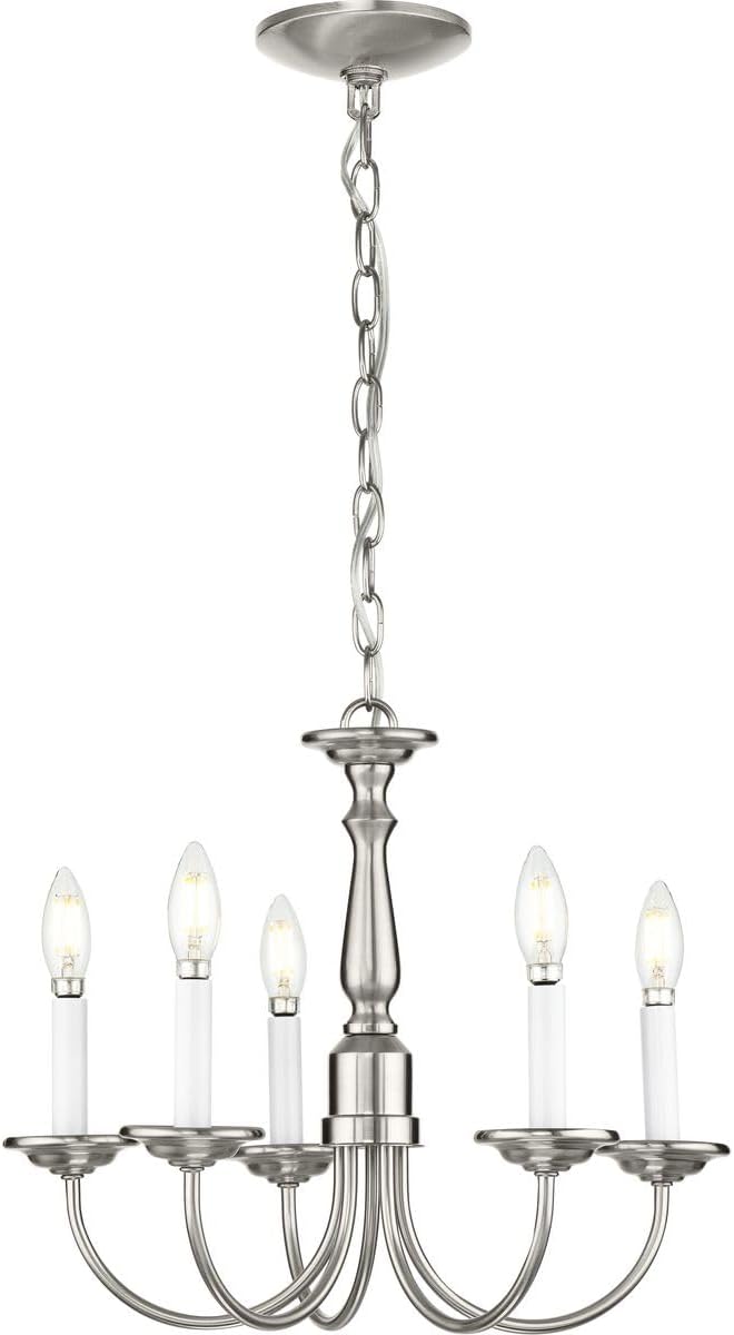Progress Lighting 5-Light Candles Traditional Chandelier Light, Indoor, P4009...