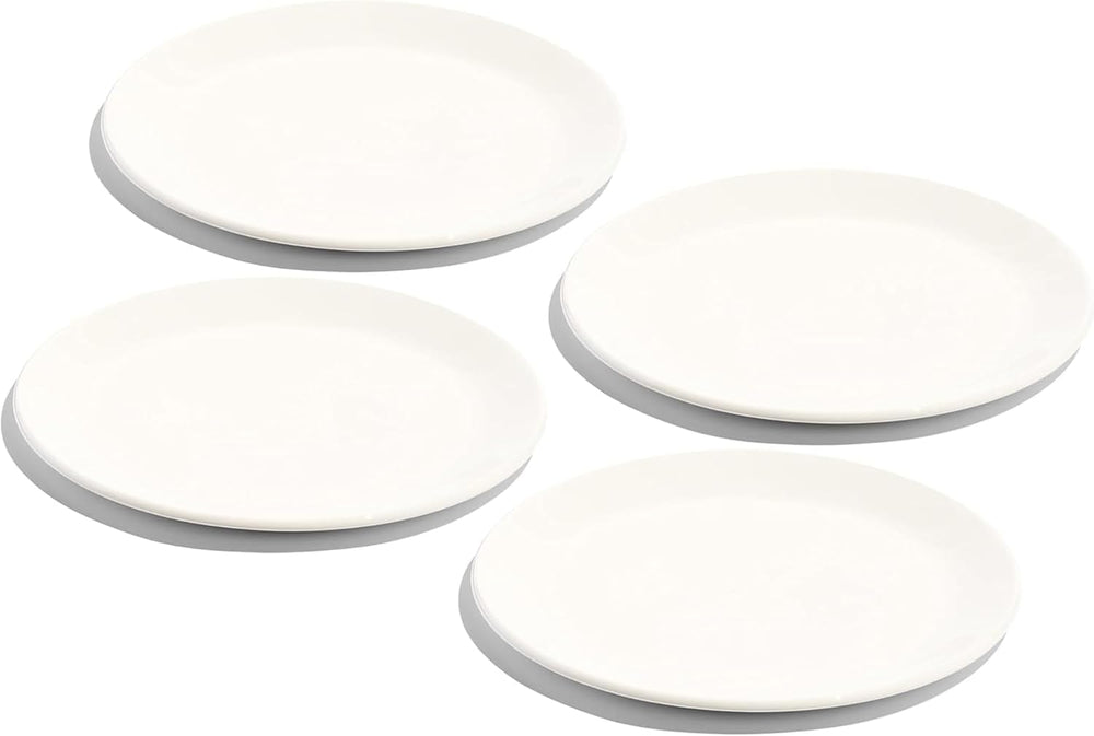 Made In Cookware - Set of 4 - Appetizer Plates - White - Porcelain - Crafted ...