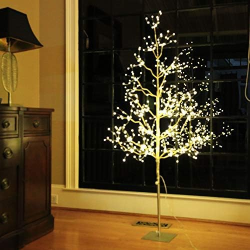 lightshare 5 ft. led tree - starlit tree, side view