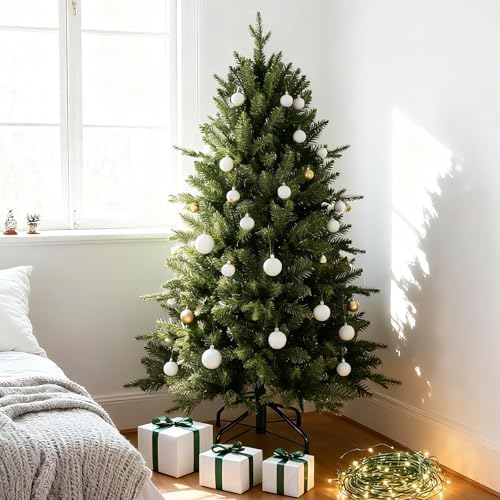 Treepool 4FT Unlit Artificial Christmas Tree, 668 PE/PVC Tips, Small Spaces