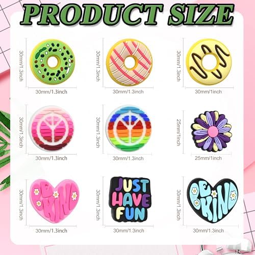 100 Pcs Foods Leisure Silicone Beads, Silicone Focal Beads for Keychain Making, Rubber Spacer Loose Beads for Pens Crafts Necklace Bracelet