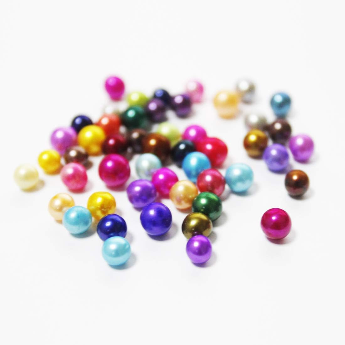 freshwater pearl oyster cultured love wish round pearls shown in use
