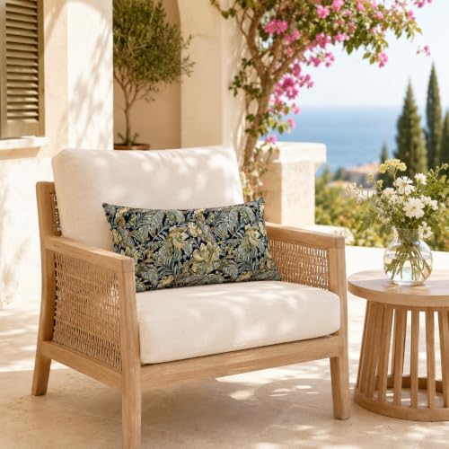 Pack of 2 Patio Lumbar Pillows 12"x20"