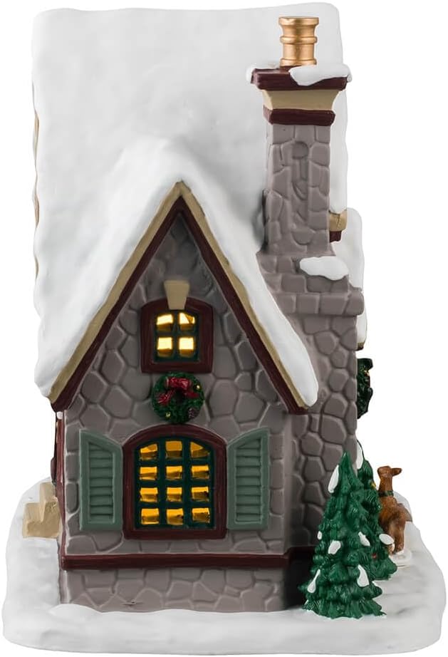 lemax white christmas #45235 shown in use