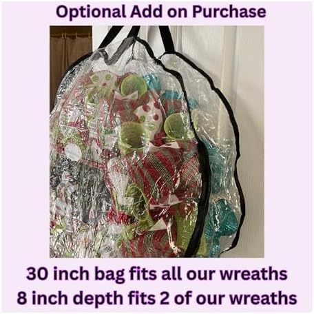 Spring Wreath, Luxury Handmade - Bee Our Guest” Front Door Decor, 24 or 28 Inch