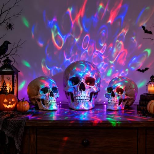 halloween projector lights outdoor, ultra bright dynamic rgbw, package contents