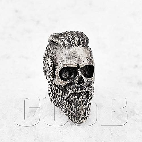 сoob edc paracord bead, knife lanyard bead, charm, side view