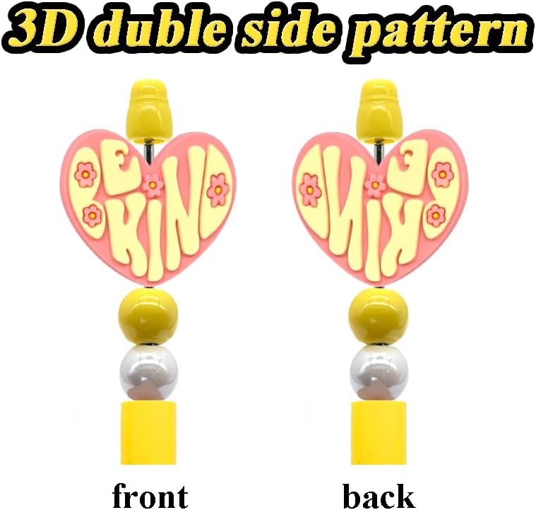 100 Pcs Foods Leisure Silicone Beads, Silicone Focal Beads for Keychain Making, Rubber Spacer Loose Beads for Pens Crafts Necklace Bracelet