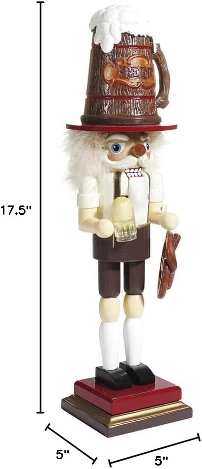 kurt adler ha0487 nutcracker, multi-color (standard), close-up detail