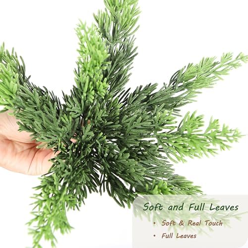 6.03ft UV Resistant Artificial Cedar Tree with Full & Soft Real Touch Leaves, 72.4in Realistic Faux Cypress Tree, Fake Topiary Trees for Front Door Proch Patio Deck Balcony Yard Decor