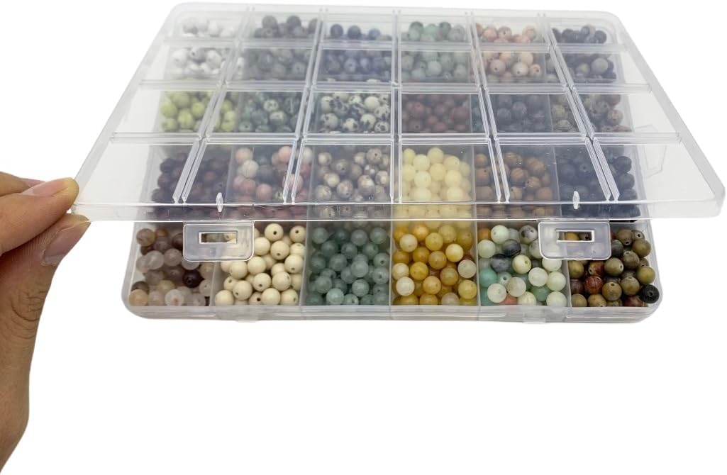 6mm natural stone beads,1mm hole adult for jewelry, package contents