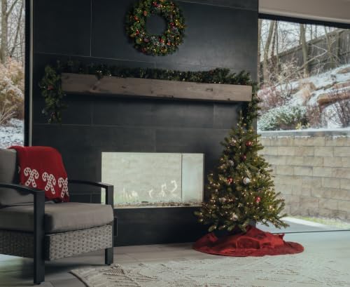 National Tree Company 4ft Pre-Lit Dunhill Fir Mini Christmas Tree