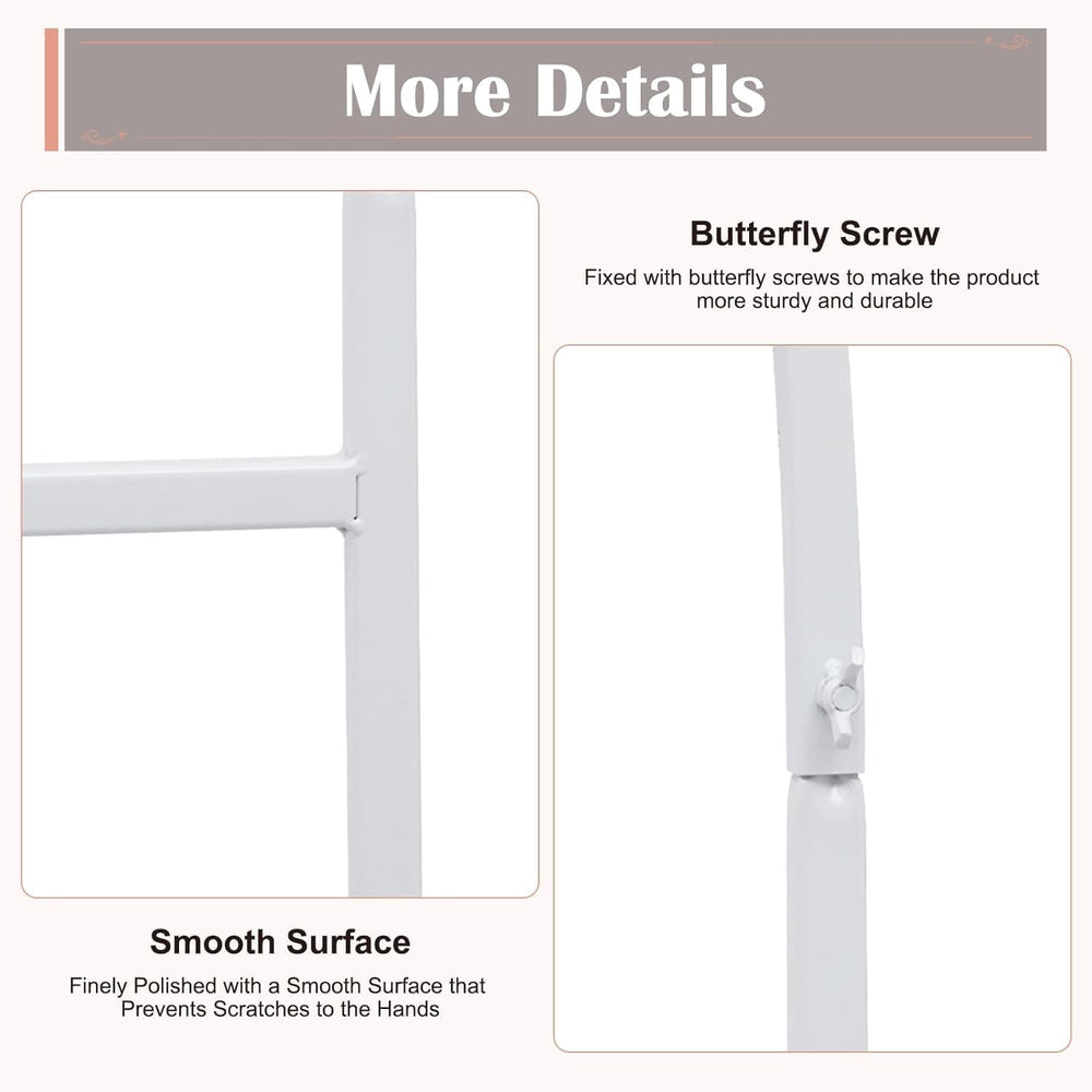 Metal Open Arch Backdrop Stand, 7.2FT Double Arch Backdrop Frame with Base