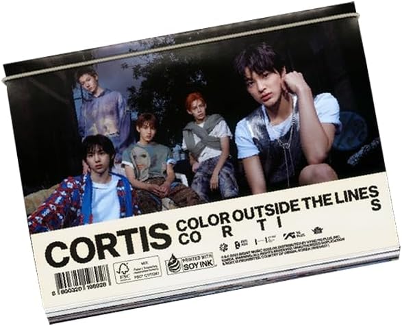 CORTIS [1st EP Album COLOR OUTSIDE THE LINES](Scene 3 Ver.) + 3 Extra Photoca...