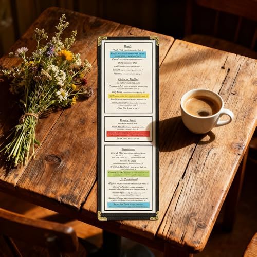 goodsmart restaurant menu covers - 25 pack black, view 9