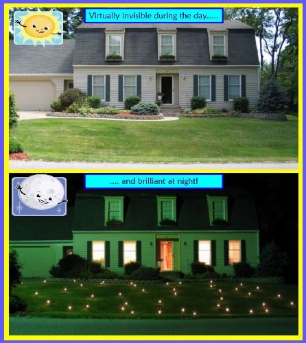 Lawn Lights Illuminated Outdoor Decoration, LED, Christmas, 36-08, Warm White