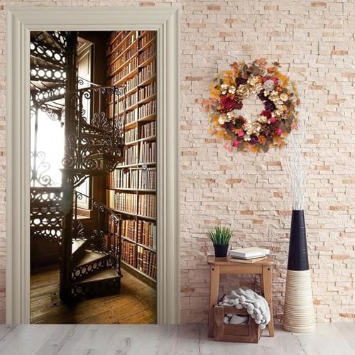 TEMPUS 24 Inch Artificial Fall Wreath - Red and Gold Rose Floral Front Door Decor, Handcrafted Thanksgiving Harvest Wreath for Indoor Farmhouse Wall