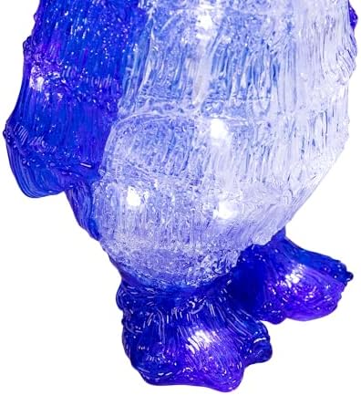 Northlight Lighted Commercial Grade Acrylic Penguin Christmas Display Decoration, 12.5", Blue