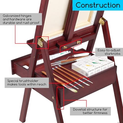MEEDEN Painting Easel for Adults: Art Easel Stand with Srorage for Studio