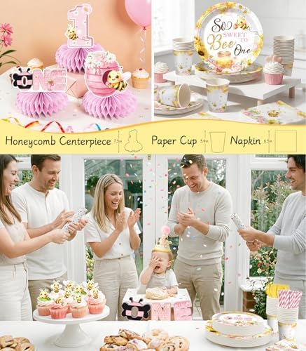 First Bee Day Decorations, Bee Themed 1st Birthday Party Supplies