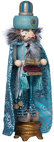 Hollywood Nutcrackers Kurt Adler Hollywood King Nutcracker, 18-Inch, Turquoise