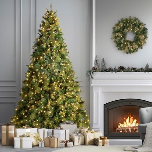 National Tree Company 9ft Pre-Lit Carolina Pine Artificial Christmas Tree