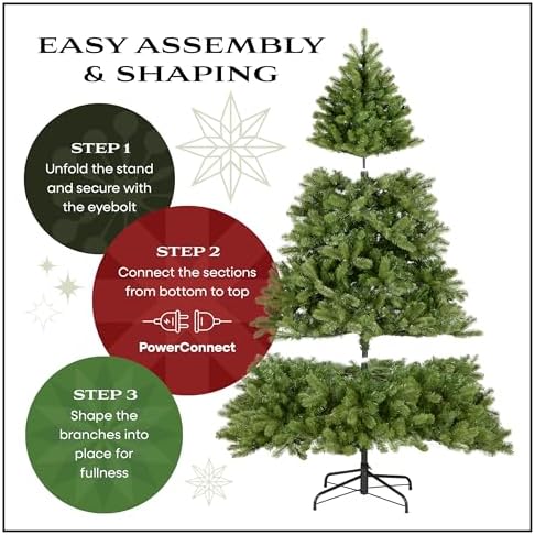 National Tree Company 12ft Pre-Lit Dunhill Fir Artificial Christmas Tree