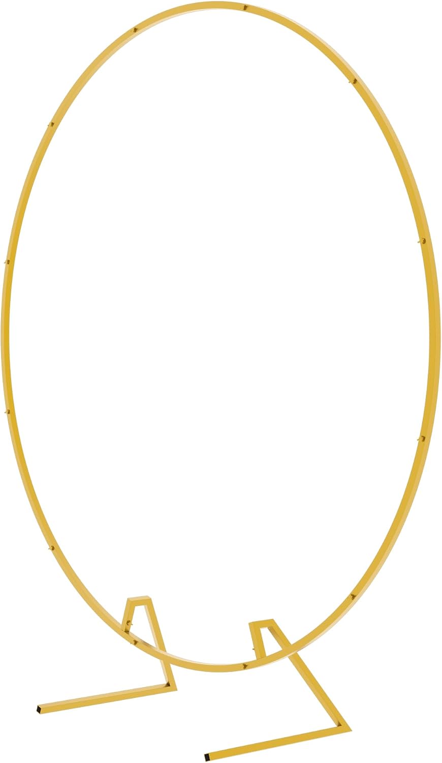 Round Backdrop Stand 5FT Gold Metal Circle Balloon Arch Frame