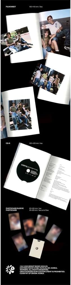CORTIS [1st EP Album COLOR OUTSIDE THE LINES](Scene 3 Ver.) + 3 Extra Photoca...