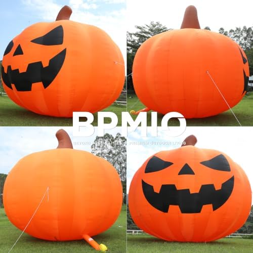 Giant 26Ft Halloween Inflatables Pumpkin Decorations with Blower, 3D Design
