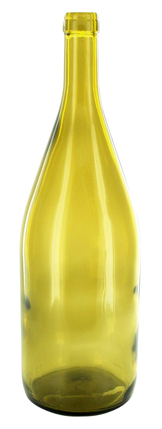 1.5 Liter Dead Leaf Magnum Burgundy Wine Bottles, Case of 6