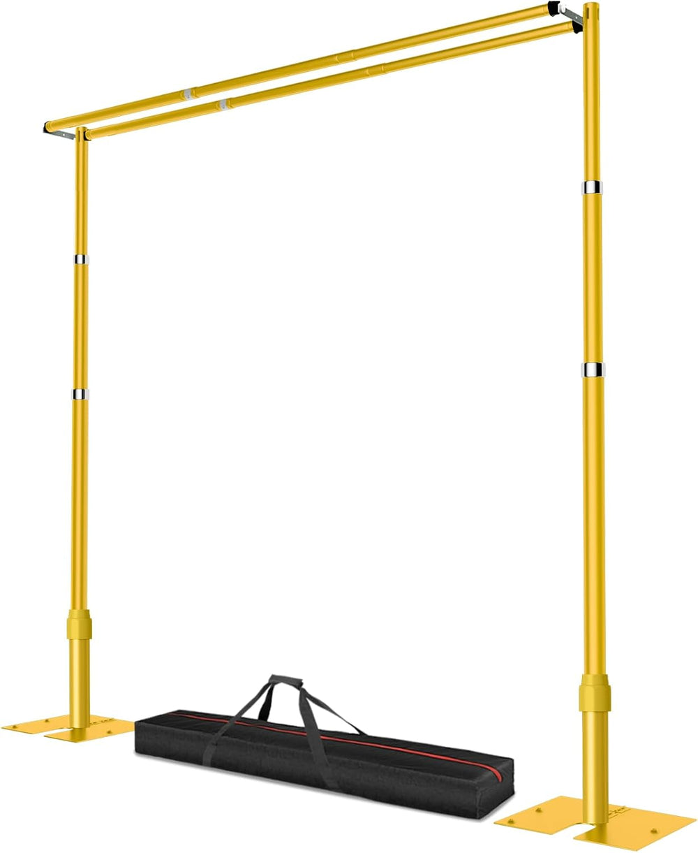 10x10ft Heavy Duty Backdrop Stand Double Crossbar Pipe and Drape