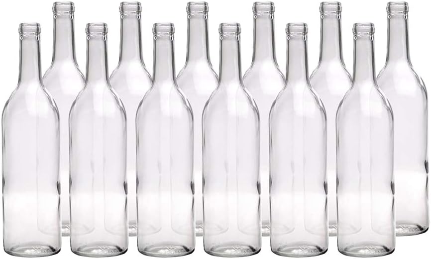 Home Brew Ohio Clear 750ml Bordeaux Bottles Case of 12