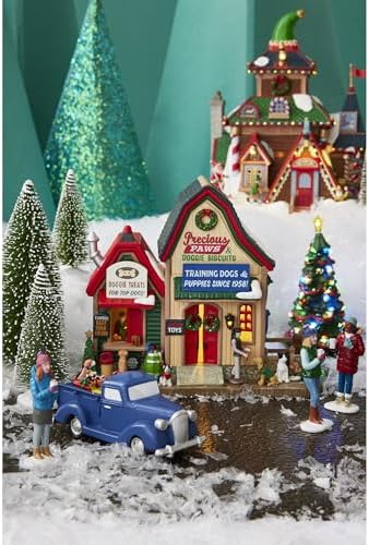 Lemax Precious Paws & Doggie Biscuits, Lighted Buildings, #45275
