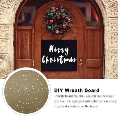 Wreath Boards Kit, 3 Solid & 3 Ring with 100 Ties for DIY Wreath Making