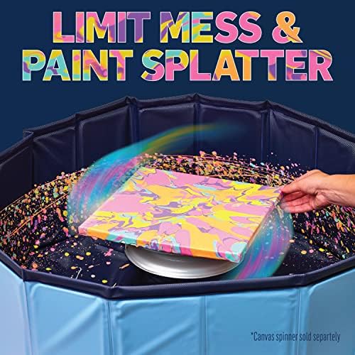 FolkArt Drizzle Pop-Up Splash Guard, Durable Tool for DIY Paint Pouring Arts and Crafts Projects, 50824