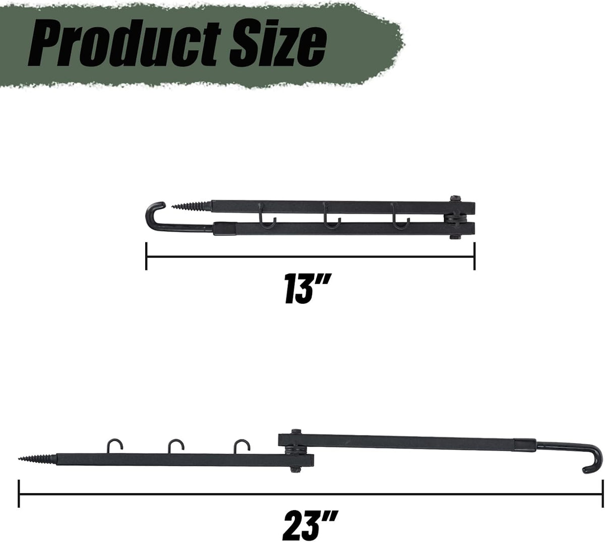 Highwild Tree Stand Folding Bow Hanger Gear Hanger Multi Hanger - Pack of 3