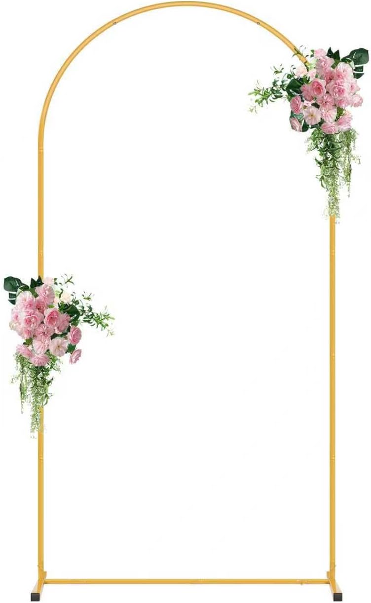 7.2FT Metal Arch Backdrop Stand, Decorative Backdrop Arch Stand
