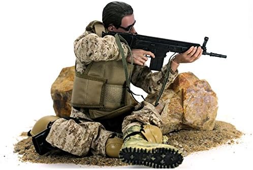 12'' american military soldiers special forces army man showing dimensions