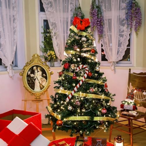 4ft Green Artificial Christmas Tree,Arbol de Navidad Small Fake Xmas Tree