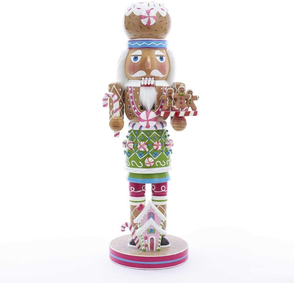 Kurt Adler 16-Inch Wooden Gingerbread Nutcracker