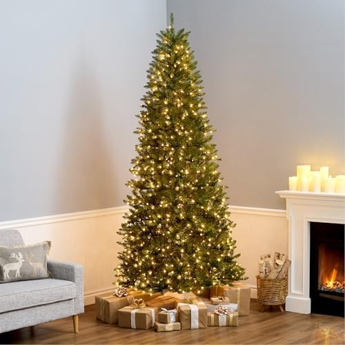 National Tree Company 9ft Pre-Lit Dunhill Fir Artificial Christmas Tree