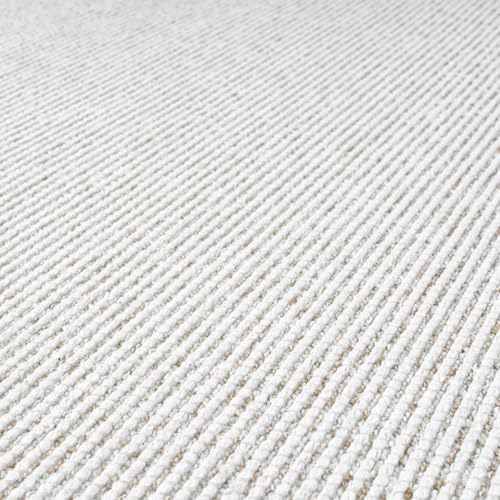 LUXE WEAVERS Two-Tone Fringed Runner Rug Beige 2x7