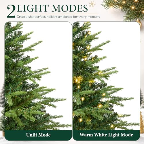 Alupssuc 3ft Prelit Artificial Mini Christmas Tree for Tabletop Desk Decor