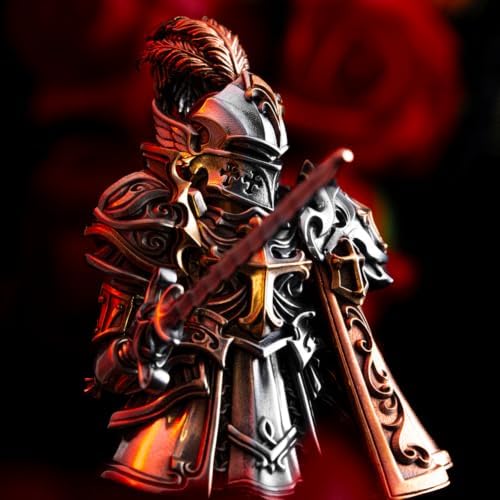 COPPERTIST.WU Crimson Templar Figurine Statue Ornament Craft Collection for Home Living Room Office