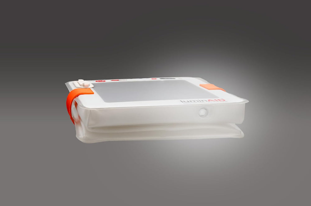 LuminAID Survivor Inflatable Solar LED Camping Lantern & Dual Phone Charger