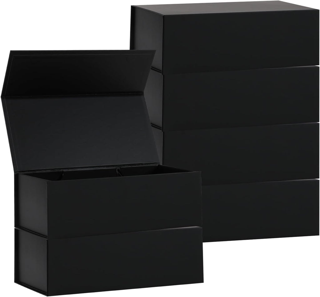 iloMAOZX Black Gift Box, 11.5x7.8x3 Gift Boxes for Presents & Packaging
